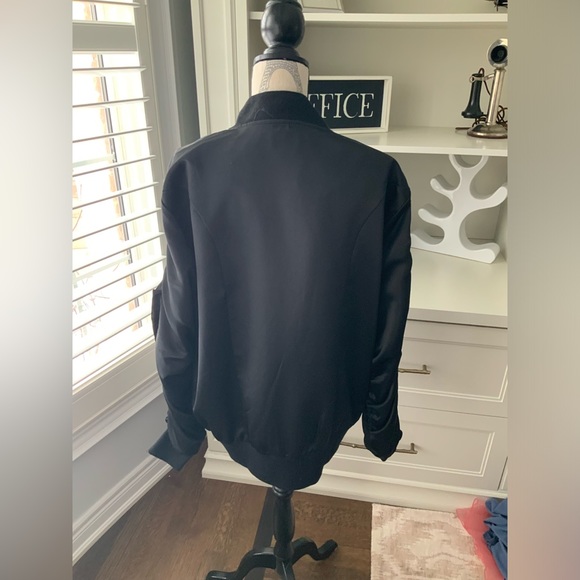 KOLLAR CLOTHING BLIGO Bomber Jacket Black Men’s Size Extra Large Like New - Picture 9 of 16